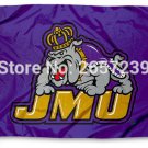 James Madison Dukes JMU University Flag 3x5FT Polyester brass grommets custom6