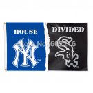 New York Yankees vs. Chicago White Sox House Divided Flag 3ft x 5ft
