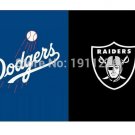 Los Angeles Dodgers VS Oakland Raiders flag 100D 3x5 ft