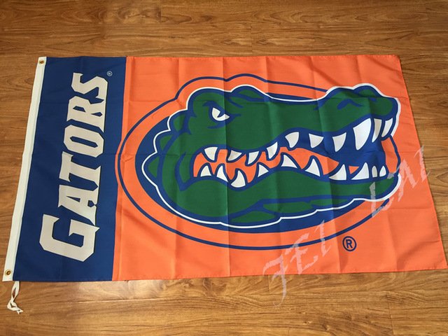 florida gators flag 3ftx5ft Banner 100D Polyester Flag metal Grommets