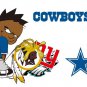 Dallas Cowboys VS Cowboys Large Nylon Indoor Outdoor Football Flag 3X5 ft