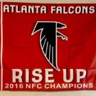 Atlanta Falcons Rise Up Flag Indoor Outdoor Banner 3 X 5 ft HOTLANTA Matt Ryan