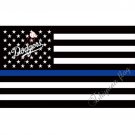 Los Angeles Dodgers Flag Thin Blue stripe Line Custom Dodgers Flag 3 x 5 ft