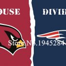 Arizona Cardinals New England Patriots House Divided Flag 3x5ft 150x90cm