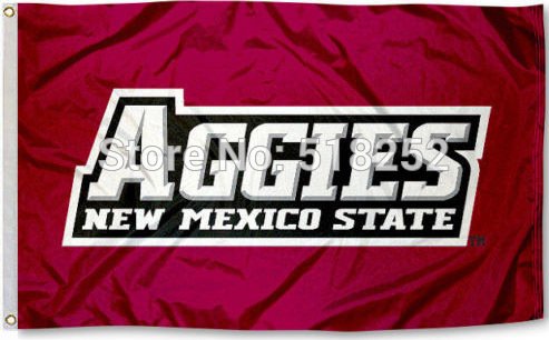 New Mexico State University Aggies Flag 3x5 FT 150X90CM  Banner 100D Polyester