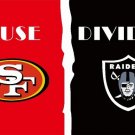 San Francisco 49ers vs. Oakland Raiders House Divided Rivalry Flag 3X5FT