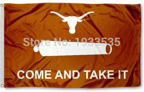 Texas Longhorns Come and Take It Flag TCU Large Banner Flag 3x5 FT