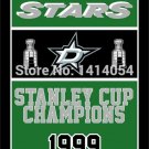 Dallas Stars Stanley Cup Champions Flag 150X90CM 3X5FT Banner