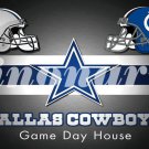 Dallas Cowboys Home Indianapolis Colts Divided Flag Helmet Custom Flags 3x5 ft