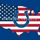 3x5FT Indianapolis Colts Flag with American banner flag 100D