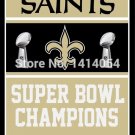 New Orleans Saints Super Bowl Champions Flag 150X90CM