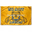 North Carolina A&T Aggies Team College American Outdoor Indoor Flag 3X5FT