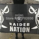 Oakland Raiders Nation Banner Flag Custom Colors World Series 3ft X 5ft