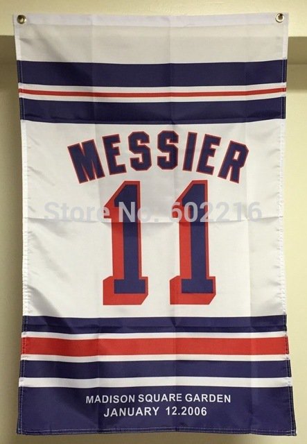 Mark Messier New York Rangers Retirement Banner Flag #11 3FTX 5FT
