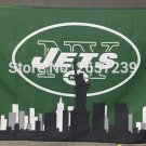 New York Jets Skyline flag 3x5FT banner150X90CM