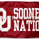 Oklahoma Sooners OU Nation Flag 3x5FT  Polyester brass grommets custom66