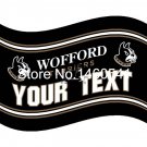 Wofford Terriers YOUR TEXT Flag 3ft x 5ft Polyester  Banner Flying