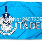 Citadel Bulldogs Blue University Large Flag 3x5FT Polyester brass grommets