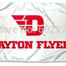 College Dayton Flyers White Outdoor Flag 3FTX 5FT Size 90x150cm Custom flag