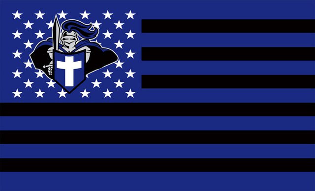 Holy Cross Crusaders Flag USA With Stars and Stripes Flag 3x5 ft custom