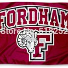 Fordham Rams Flag 3x5 FT 150X90CM Banner 100D Polyester Custom flag grommets 603