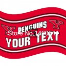 Youngstown State Penguins YOUR TEXT Flag 3ft x 5ft Polyester  Banner Flying