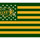 North Dakota State Bison Flag  Large Fans Supporters Outdoor Indoor Banner 5x3ft