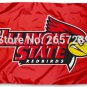 Illinois State Redbirds ISU Flag 3x5FT100% Polyester brass grommets custom66