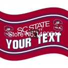 South Carolina State Bulldogs YOUR TEXT Flag 3ft x 5ft Polyester Banner Flying