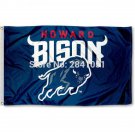 Howard Bison Logo American Outdoor Indoor Baseball College Flag 3X5 FT Custom