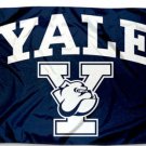 Yale University Bulldogs Large Banner Flag 3x5 FT Banner brass metal holes Flag
