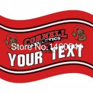 Cornell Big Red YOUR TEXT Flag 3ft x 5ft Polyester Cornell Big Red Banner Flying