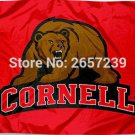 Cornell Big Red Flag3x5FT  150X90CM 100D Polyester brass grommets custom flag