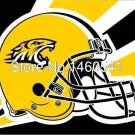 Towson Tigers Helmet Flag 3ft x 5ft Polyester  Banner Towson Tigers Flying