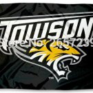 Towson Tigers TU University Flag 3x5FT  Polyester brass grommets custom66