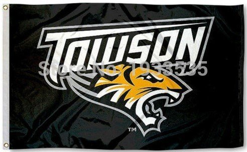 Towson Tigers Black Flag Large 3x5ft