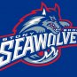 Stony Brook Seawolves flag 3ftx5ft Banner 100D Polyester Flag 2 metal Grommets