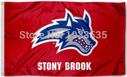 Stony Brook Seawolves Red Flag Large 3x5 FT
