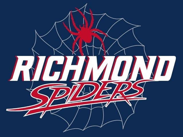 Richmond Spiders flag 100D Polyester  White Sleeve Metal Grommets 3x5FT