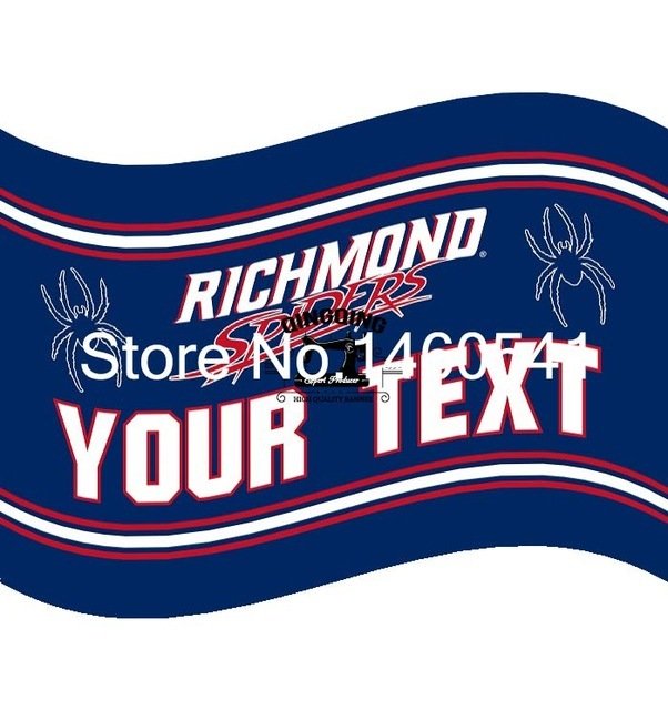 ichmond Spiders YOUR TEXT Flag 3ft x 5ft Polyester  Banner Flying