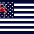 3ftx5ft US Stripes Richmond Spiders flag University Union Banner 100D Polyester