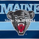 Maine Black Bears Flag Banner New 3x5FT 90x150CM Polyester 9205, free shipping
