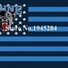 University of Maine Black Bears with US Stars Stripes Flag Banner New 3x5FT