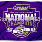 James Madison Dukes Division I Football Champions Flag 150Xl90CM brass grommets