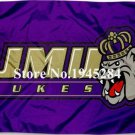 James Madison JMU Dukes Flag Banner New 3x5FT 90x150CM Polyester 9199