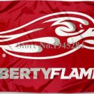 Liberty Flames Logo Flag Banner New 3x5FT 90x150CM Polyester 9168,free shipping