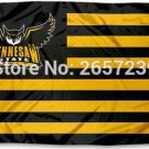 Kennesaw State Owls with Stripes Flag 150X90CM Polyester brass grommets custom66