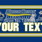 Northern Arizona Lumberjacks YOUR TEXT Flag 3ft x 5ft Polyester Banner Flying