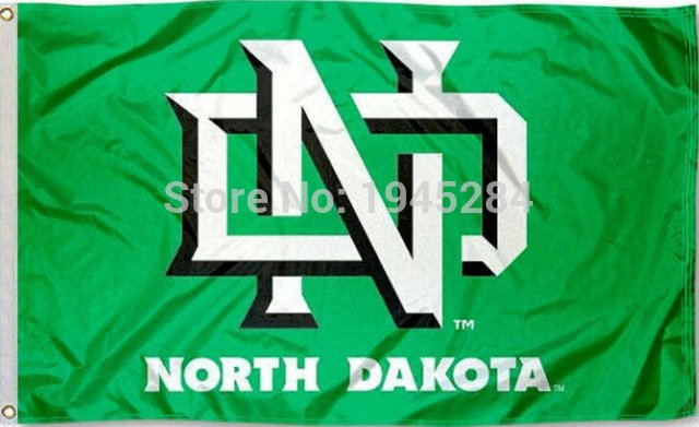 North Dakota Fighting Hawks Flag Banner New 3x5FT 90x150CM