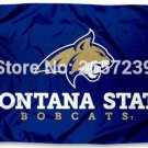 Montana State Bobcats Flag 3x5FT Polyester brass grommets custom66